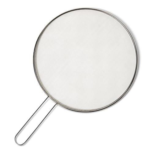 Amazon Basics Paraschizzi Padella Inox 33 cm Antigrasso