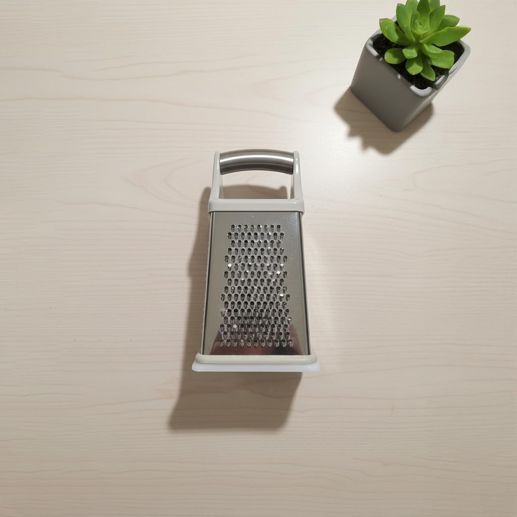 Amazon Basics grattugia formaggio 4 lati acciaio inox