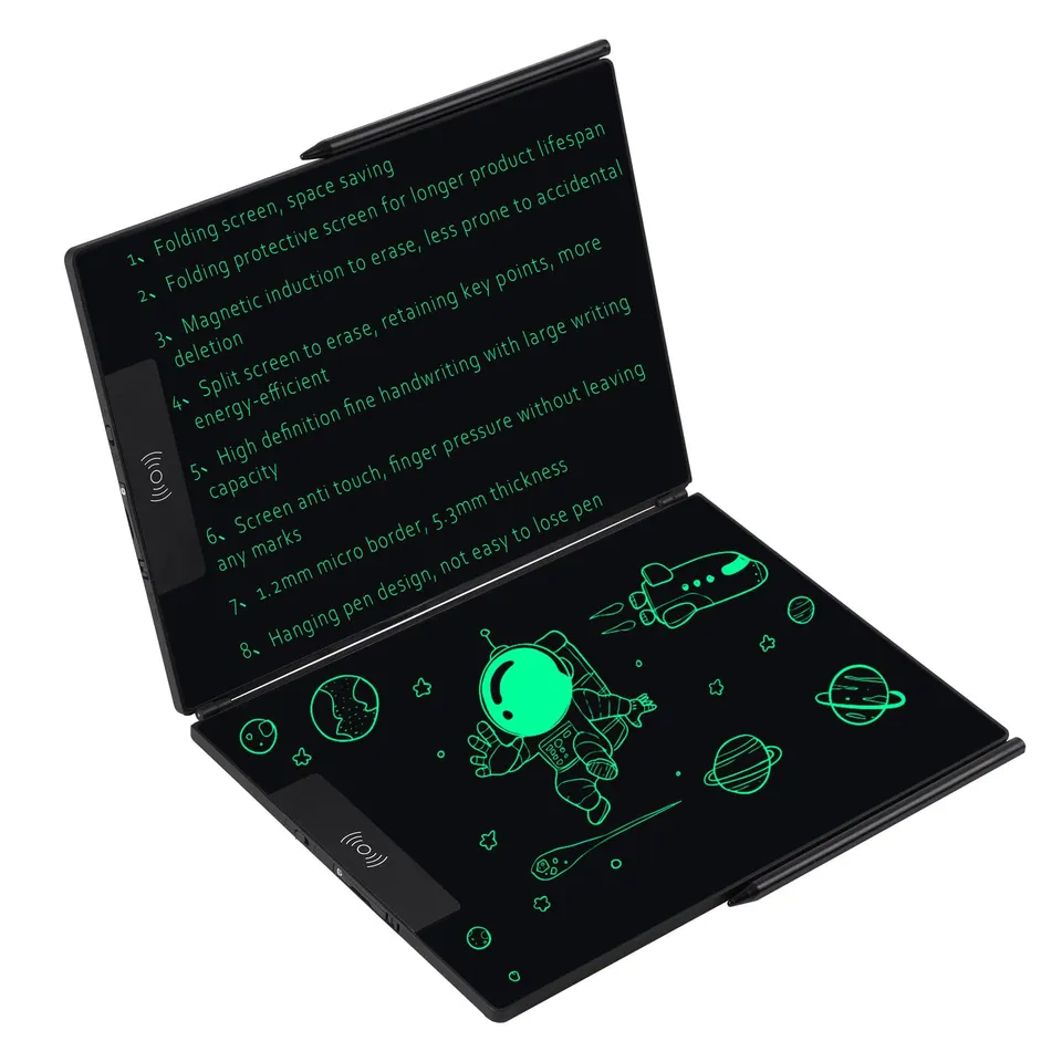 EMEBAY Tablet Scrittura LCD Pieghevole 14,4 Pollici