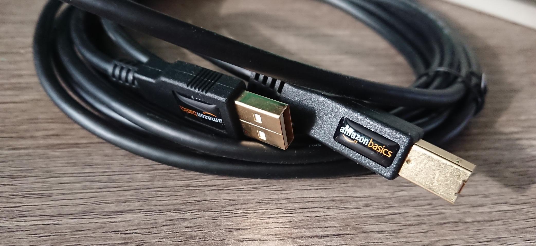 Amazon Basics cavo USB 2.0 A-B 4,8 m nero alta velocità