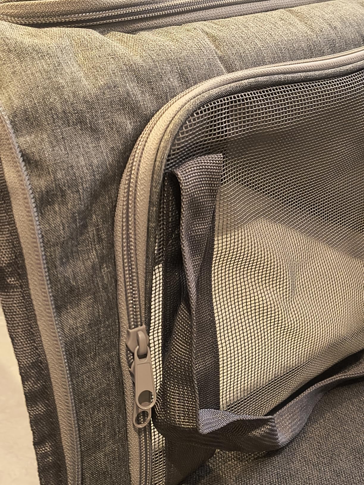 Amazon Basics Trasportino Borsa Gatti Cani Grigio