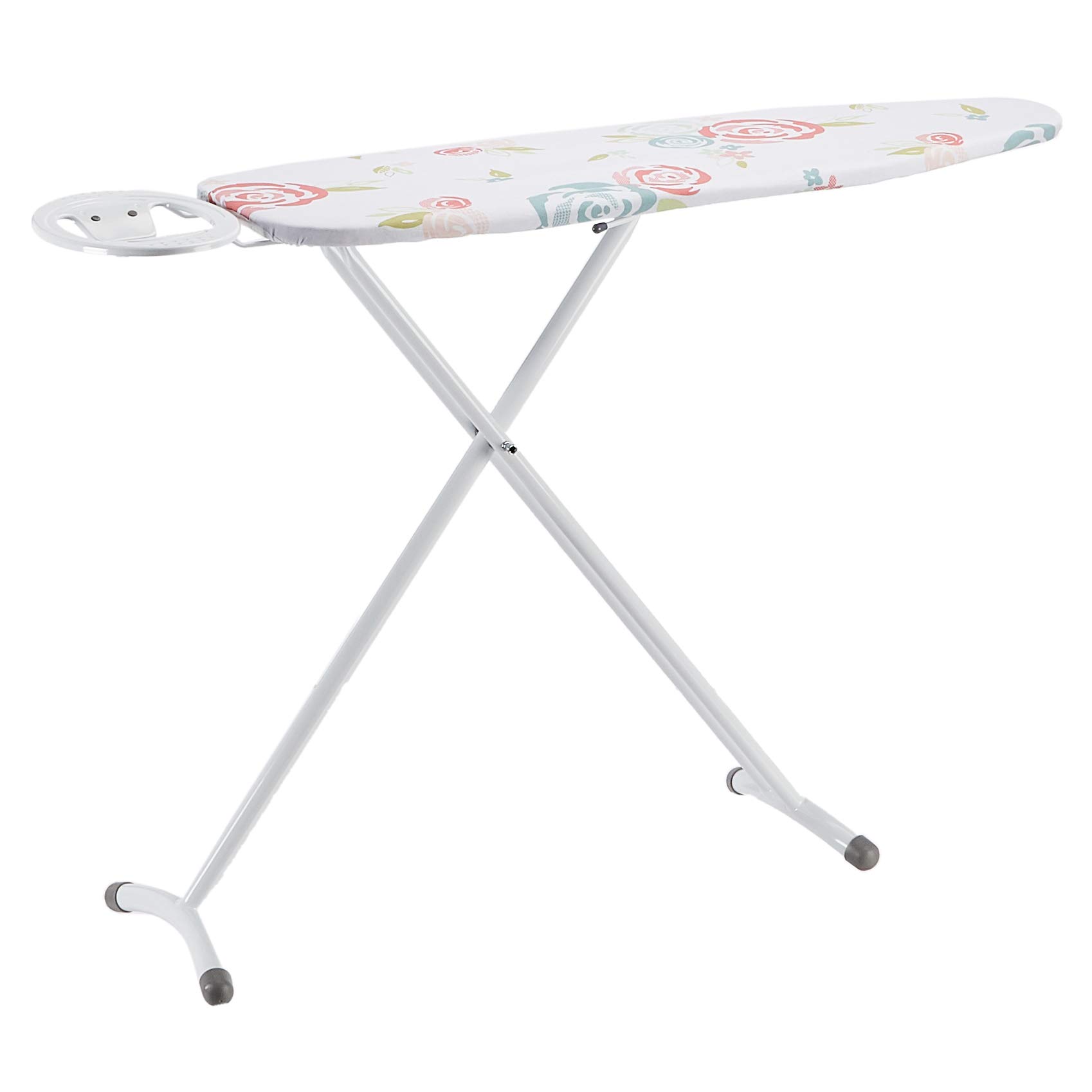 Amazon Basics asse da stiro grande 122x38 cm grigio con ripiano vapore