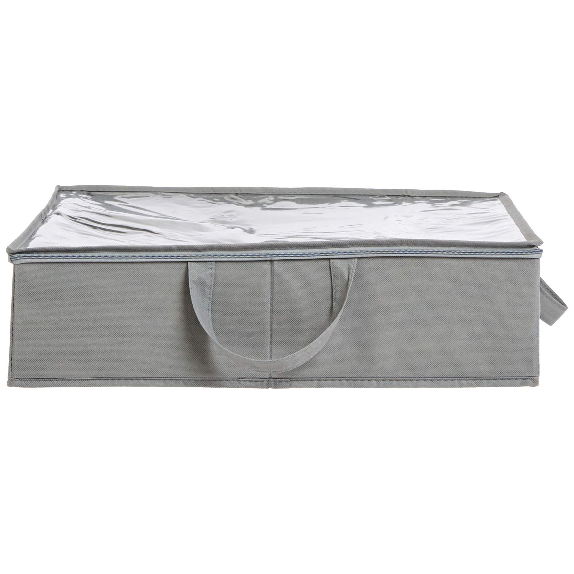 AmazonBasics Contenitore Sottoletto 77x51cm Grigio 2 Pezzi