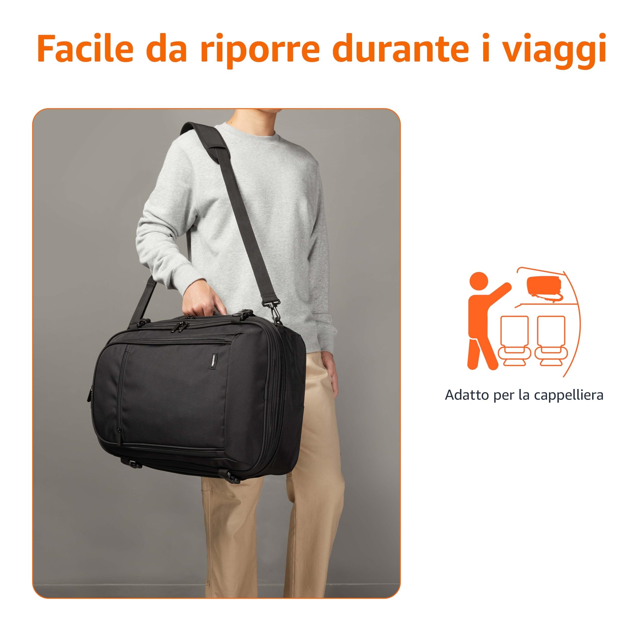 AmazonBasics Zaino da viaggio bagaglio a mano leggero