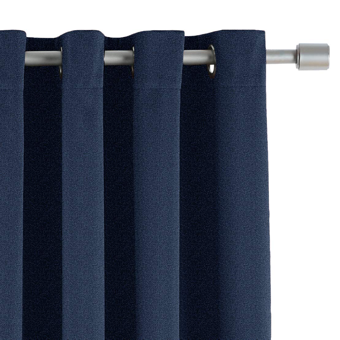 Amazon Basics Theatre Grade tende oscuranti 132x160 blu navy 2 pezzi termiche