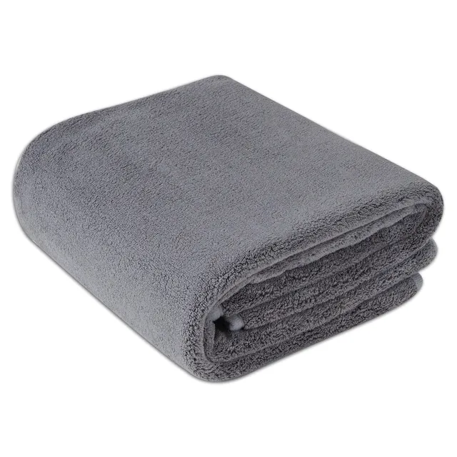 AmazonBasics Panno Asciugatura Auto Microfibra 91x64 Grigio XL