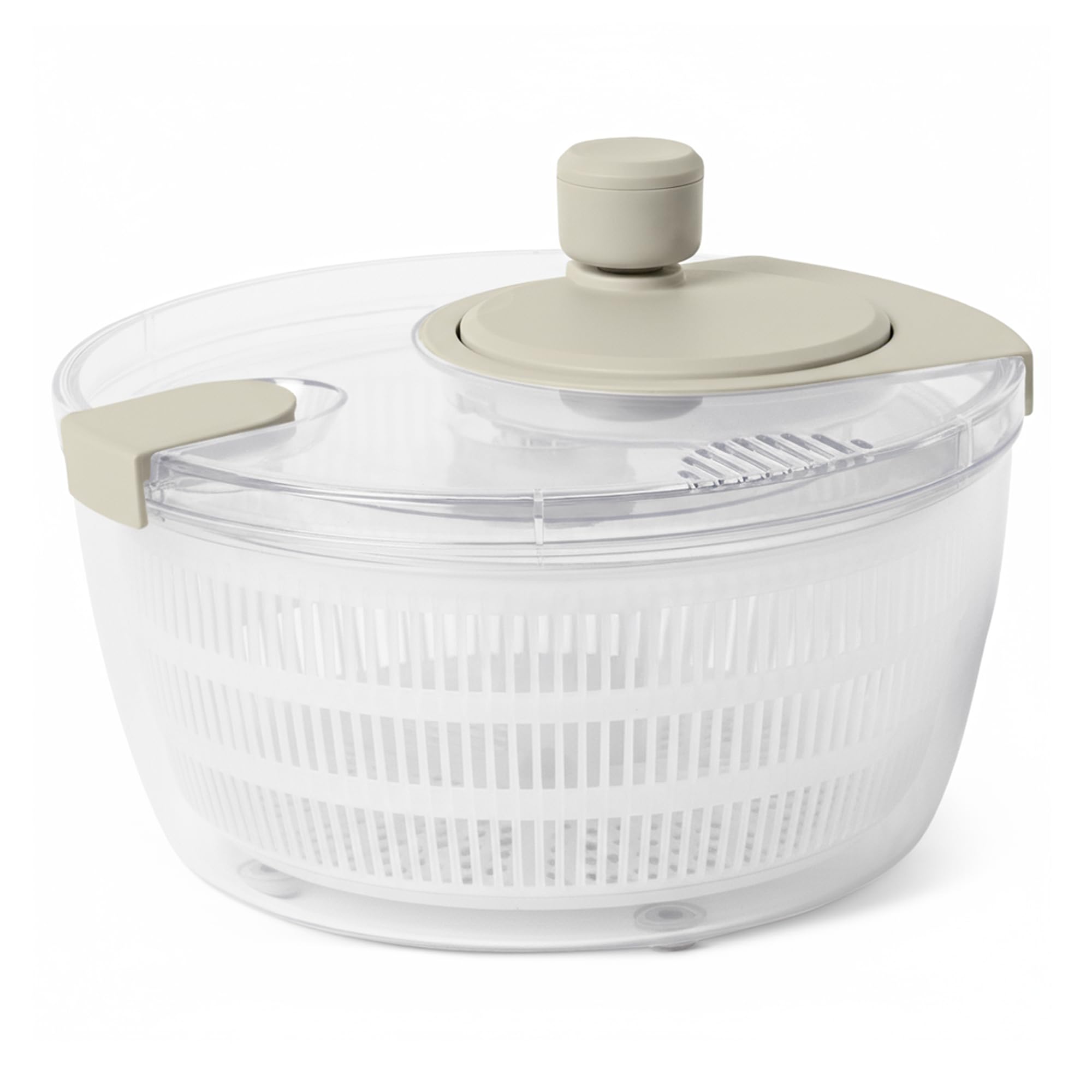 Amazon Basics centrifuga insalata 4L grigio lino senza BPA