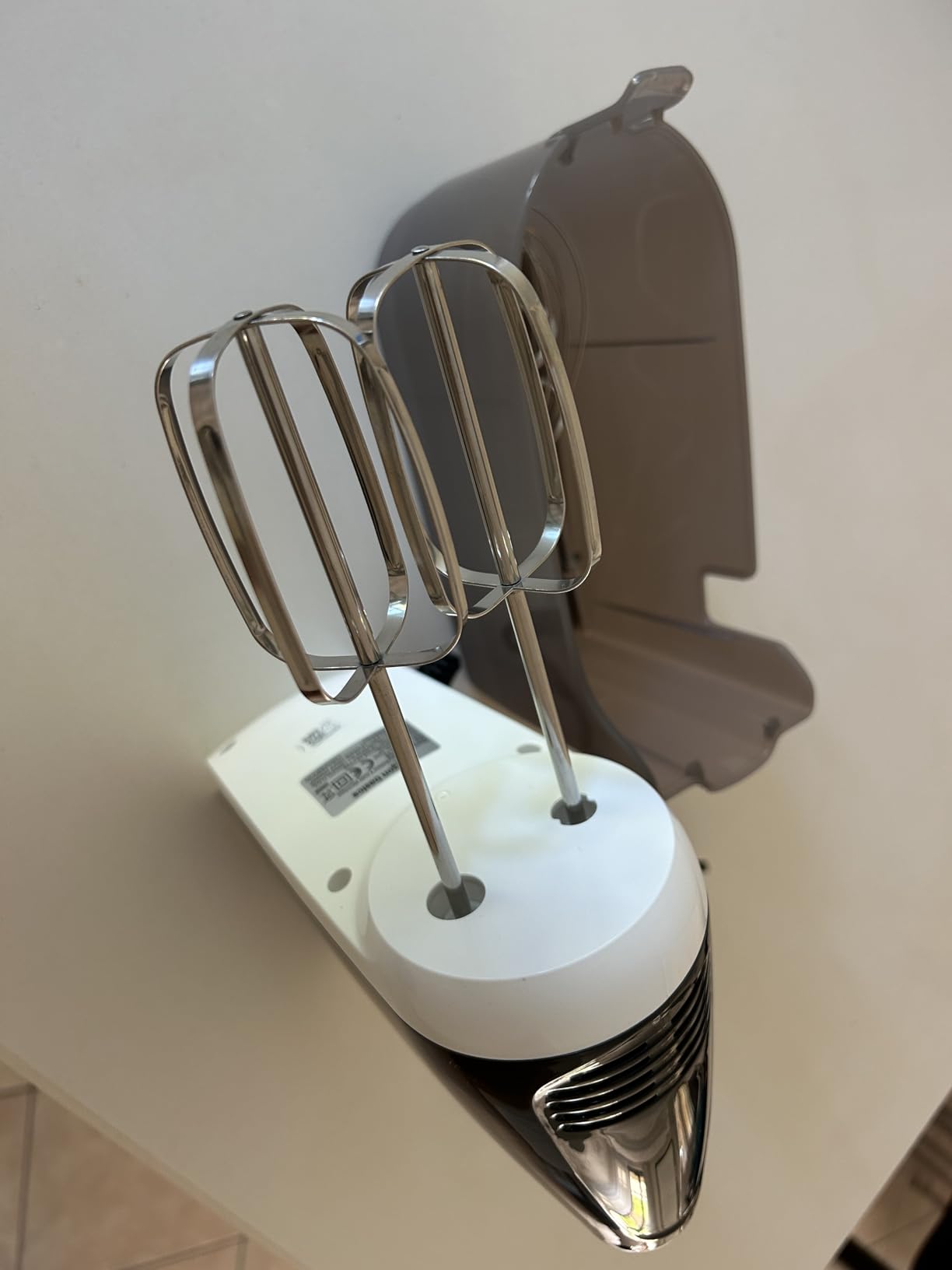 Amazon Basics Mixer Manuale Elettrico 400W 6 Velocità Nero