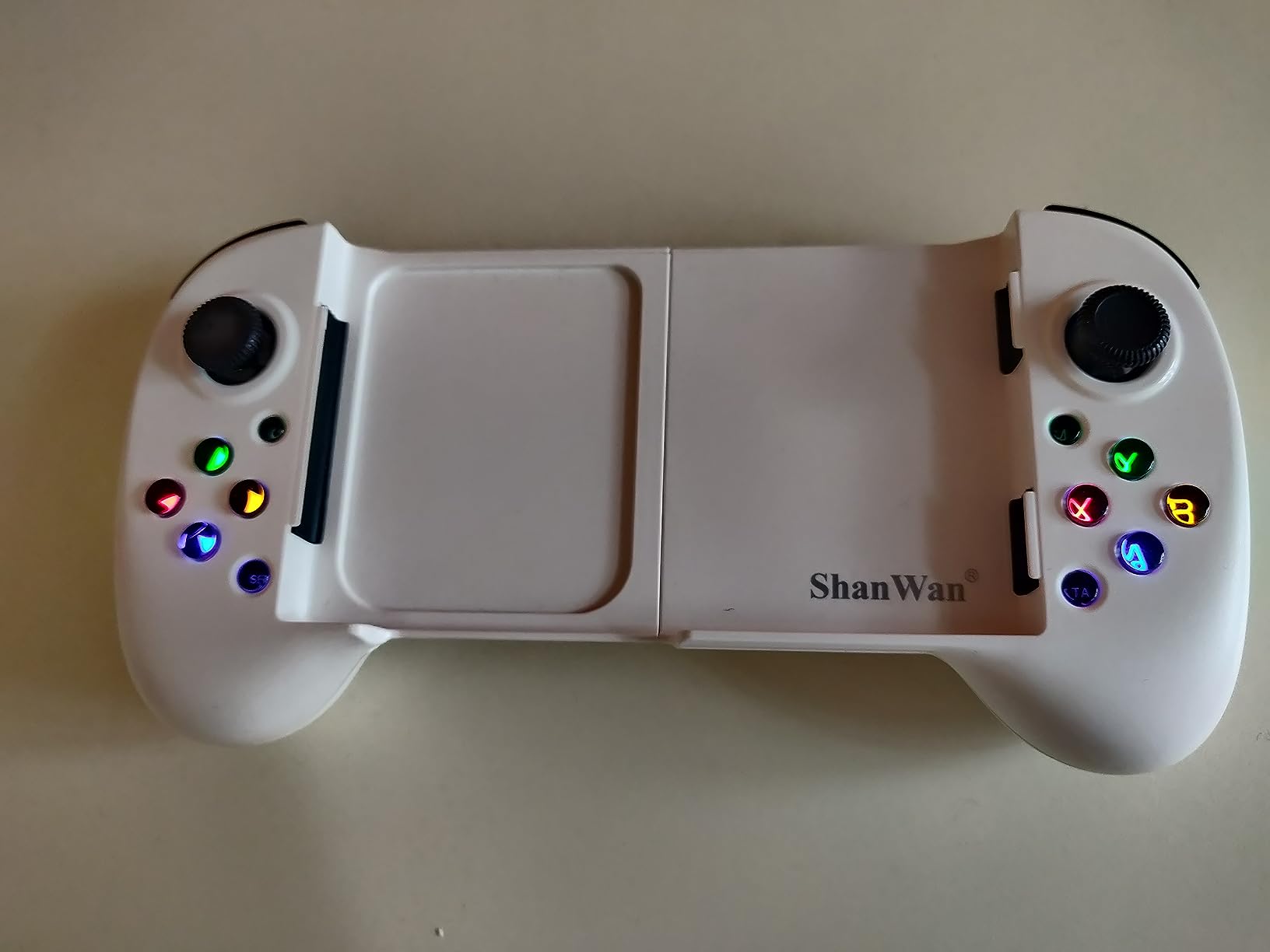 ShanWan Controller Mobile Bluetooth Bianco per Android iOS