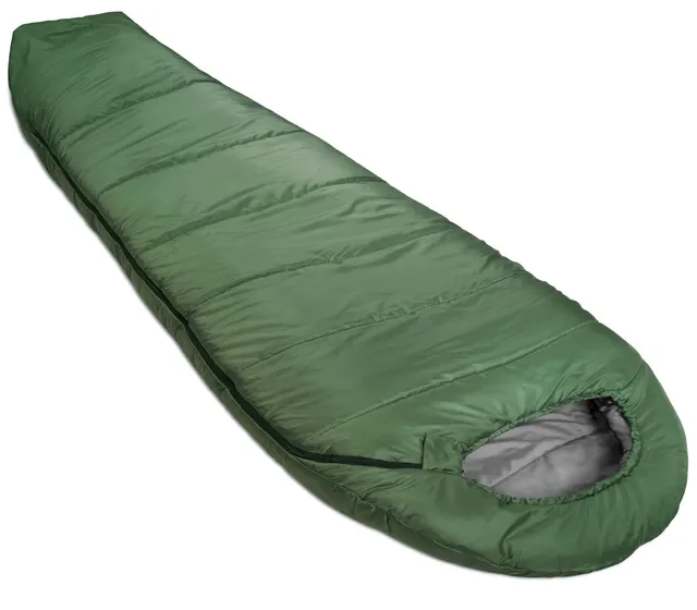 Amazon Basics Sacco a Pelo Mummia -6°C Verde Oliva