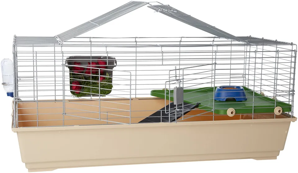Amazon Basics Gabbia Conigli Jumbo 124cm con accessori