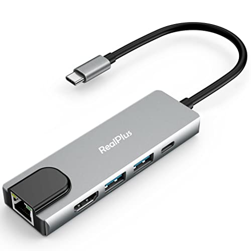 RealPlus 5-IN-1 hub USB C HDMI 4K PD 100W