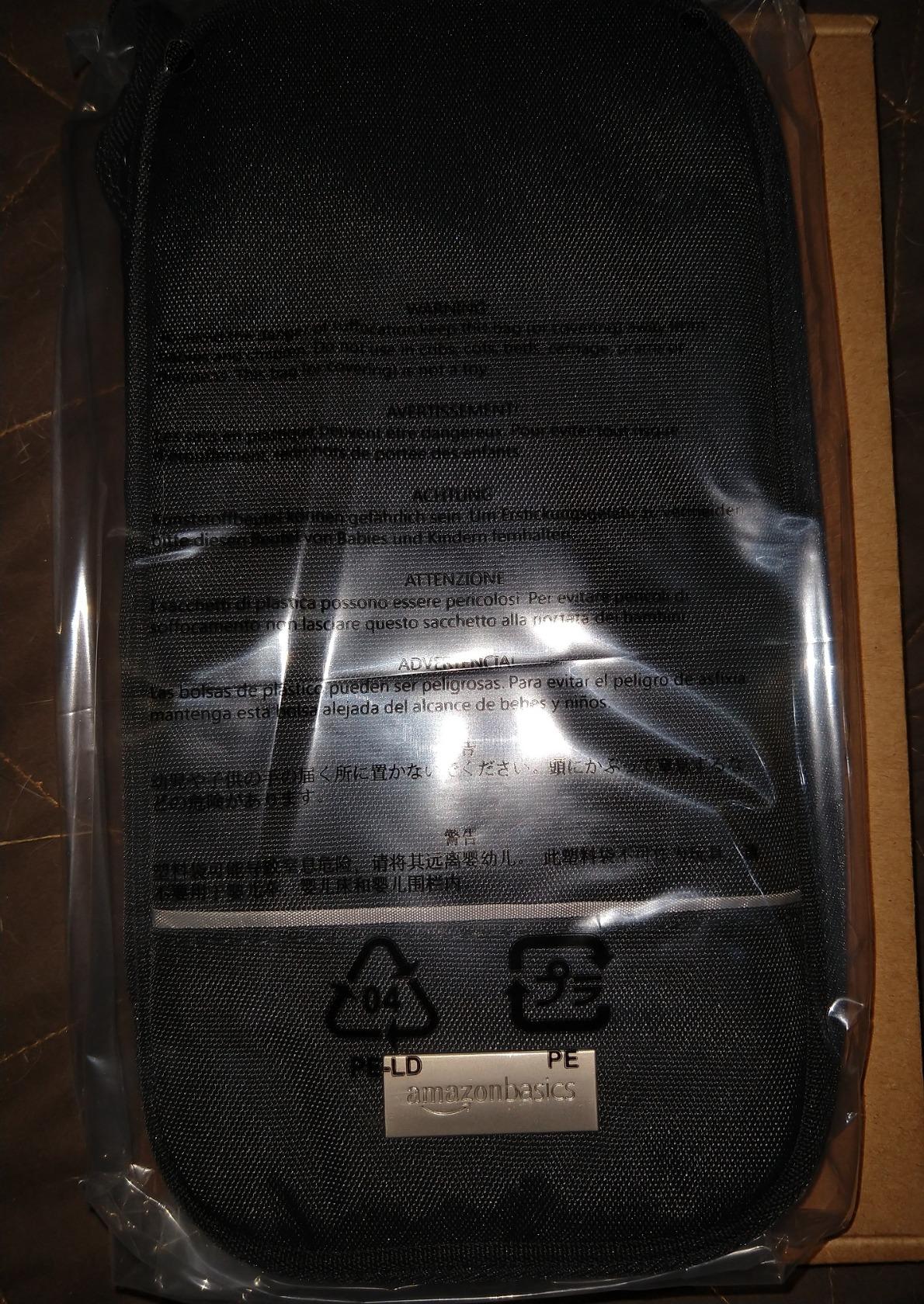 AmazonBasics ZH1510030R5 portadocumenti viaggio RFID nero