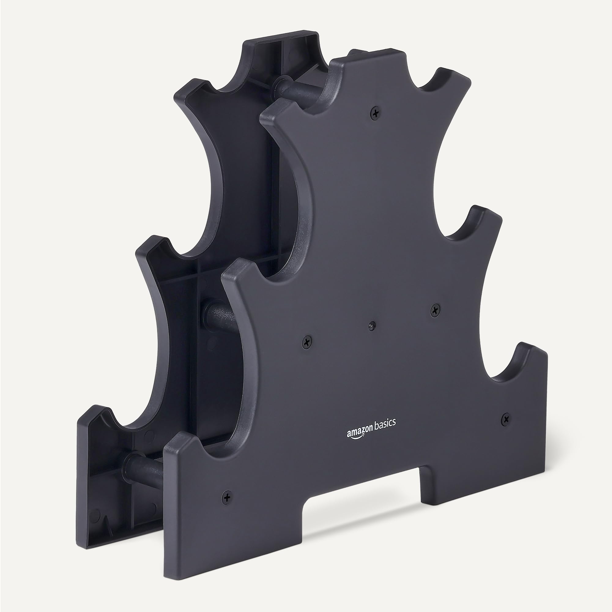 AmazonBasics manubri neoprene 1,5-3-5 kg rastrelliera 6 pezzi