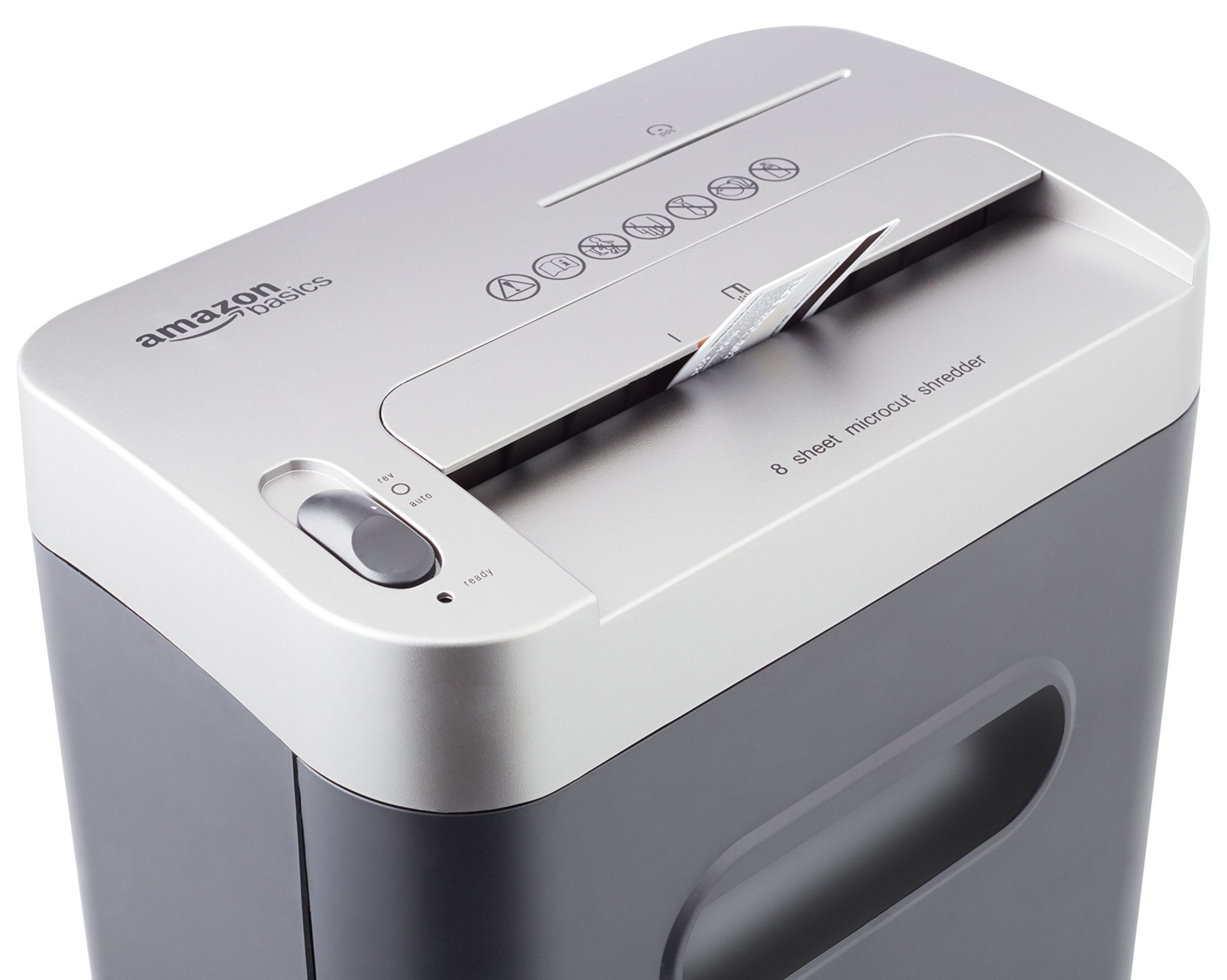 AmazonBasics Distruggidocumenti 8 Fogli Microframmenti P-4