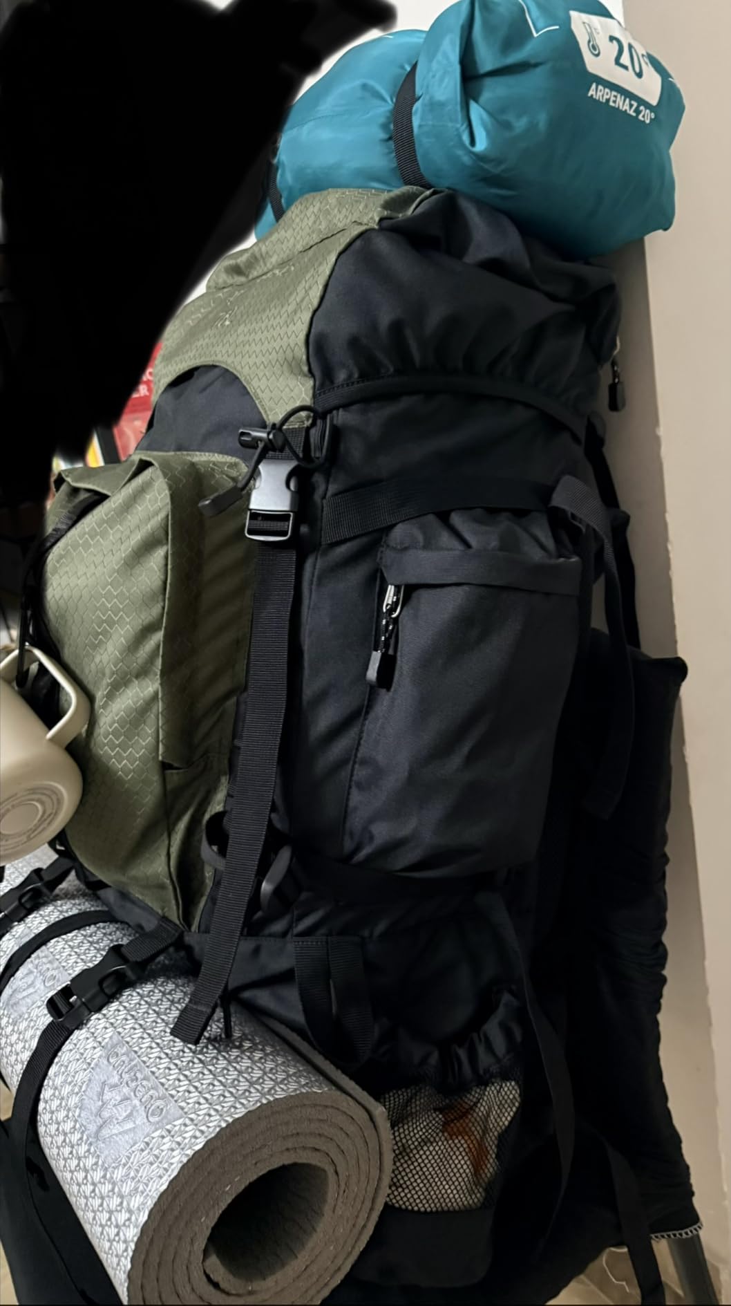 AmazonBasics Zaino escursionismo telaio interno poliestere