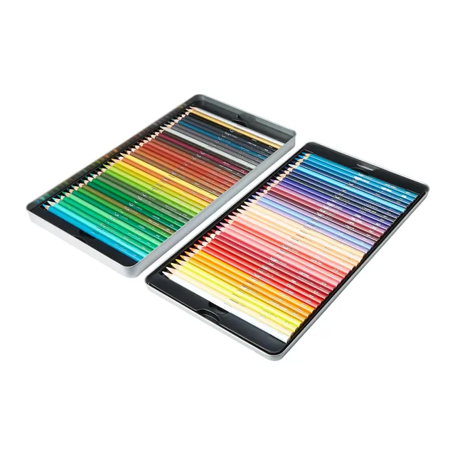 Amazon Basics Matite Colorate 72 Pezzi Scatola Latta
