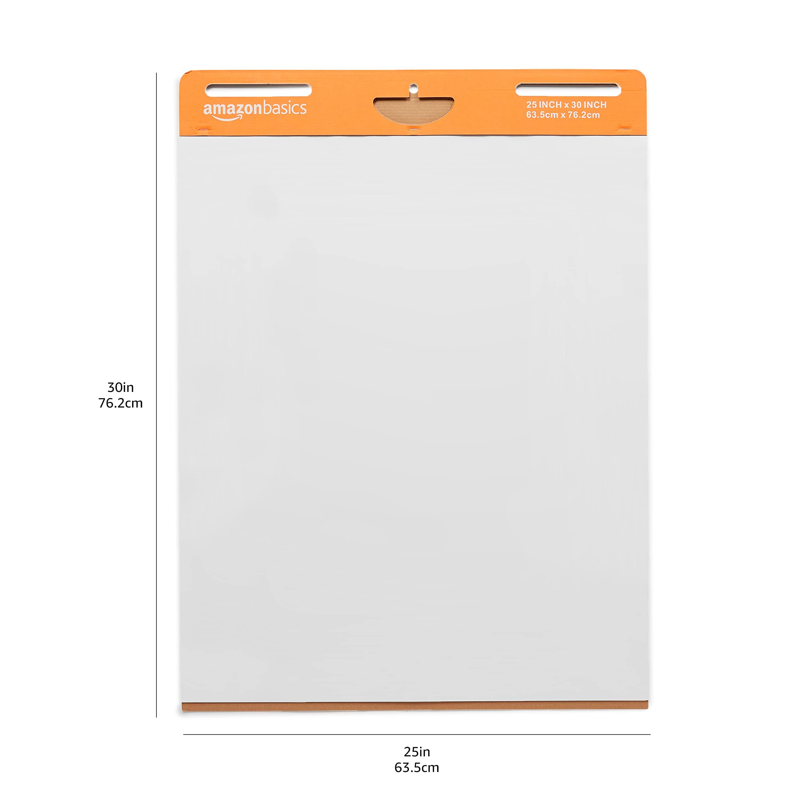 AmazonBasics Blocchi Fogli Ribaltabili 63,5x76,2 cm 2 Pezzi Bianchi