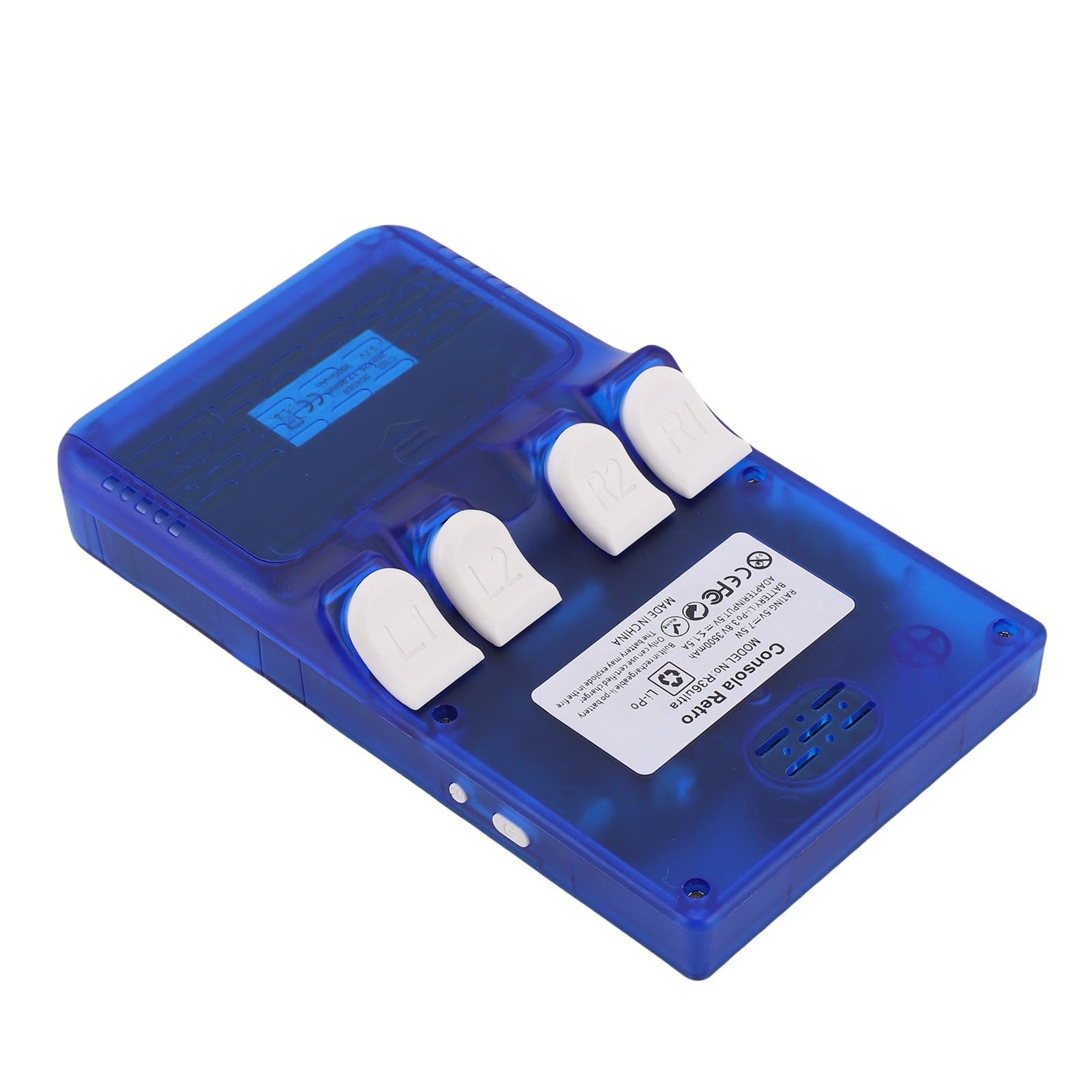 Elprico R36 Ultra Console Portatile 128G Blu Trasparente