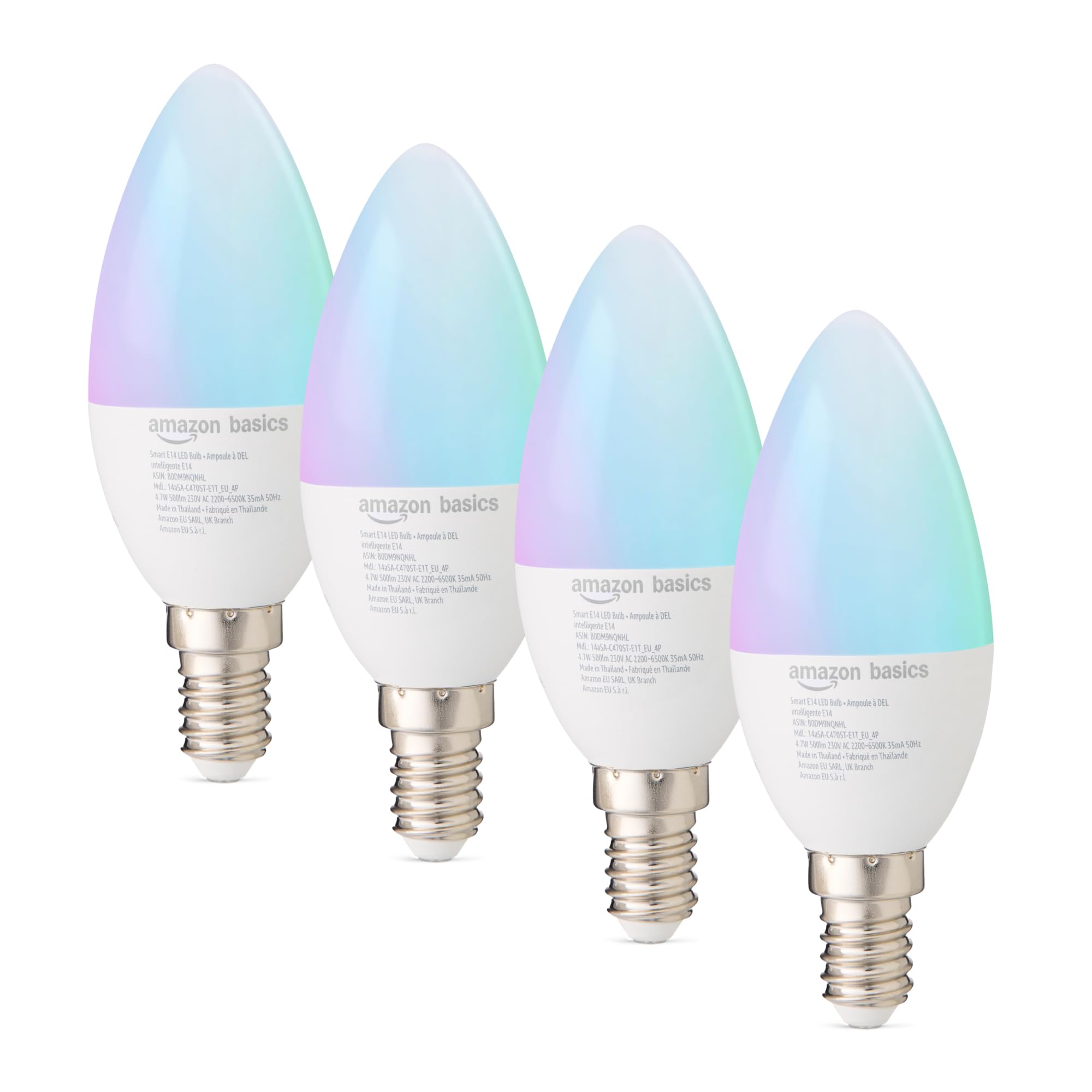 Amazon Basics Lampadina E14 Smart Colore Conf. 2