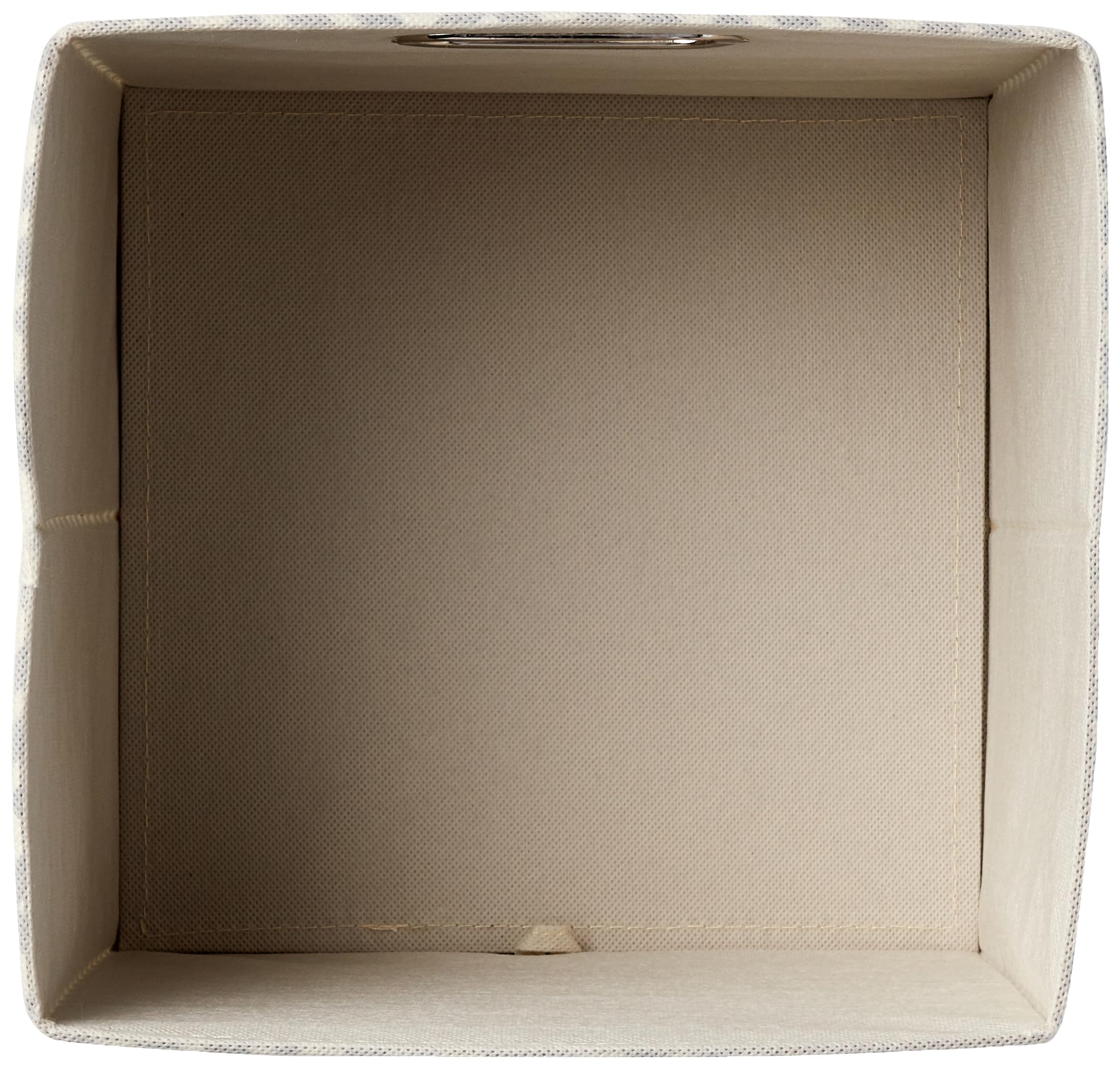 AmazonBasics Cubi Portaoggetti Tessuto Grigio Zig-Zag 6 pezzi