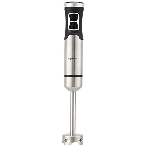 Amazon Basics Frullatore a Immersione 500W Argento