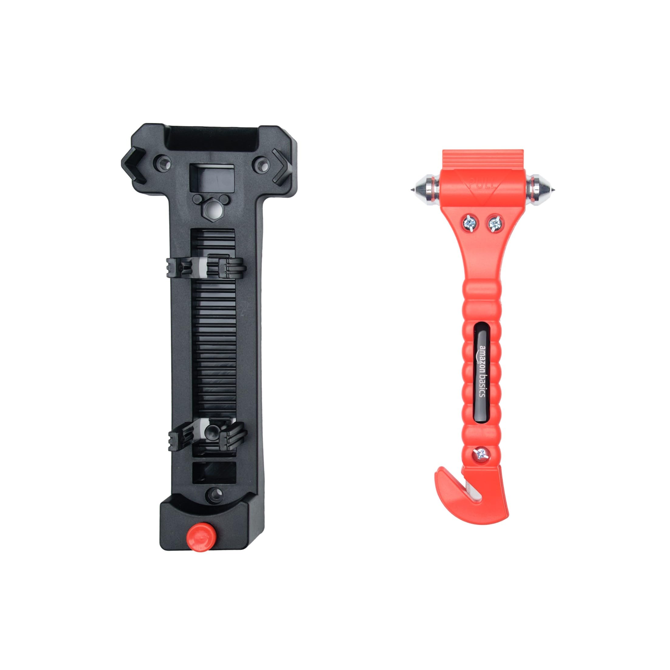 AmazonBasics martello emergenza rompivetro taglierino 2 pezzi