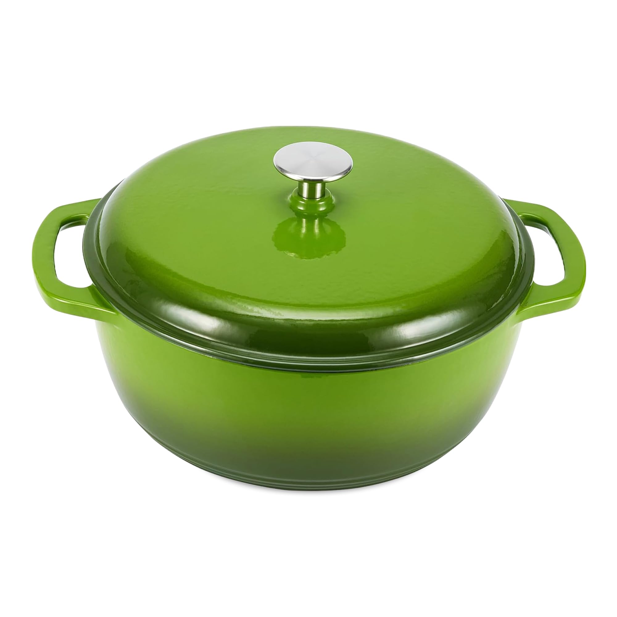 Amazon Basics Casseruola ghisa 5,7 L blu navy