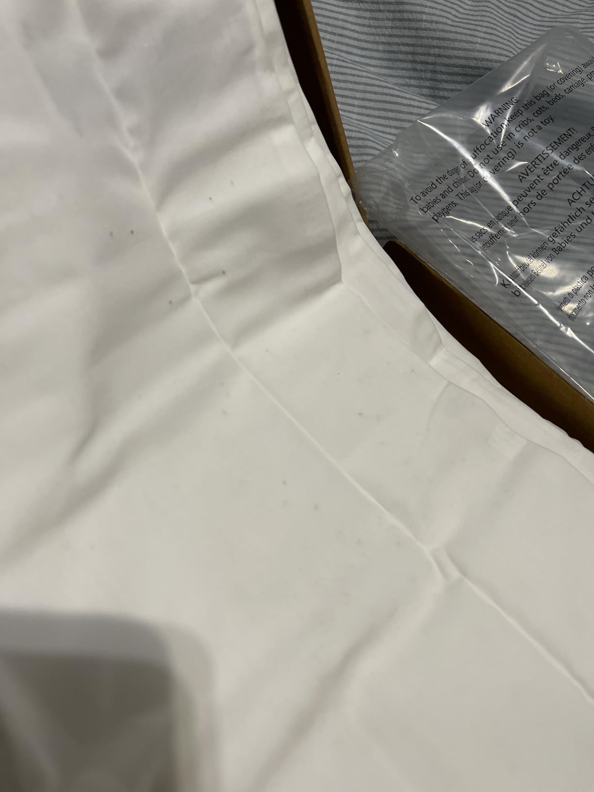 Amazon Basics Copricuscino Ipoallergenico 65x65 cm 2 Pezzi Cotone