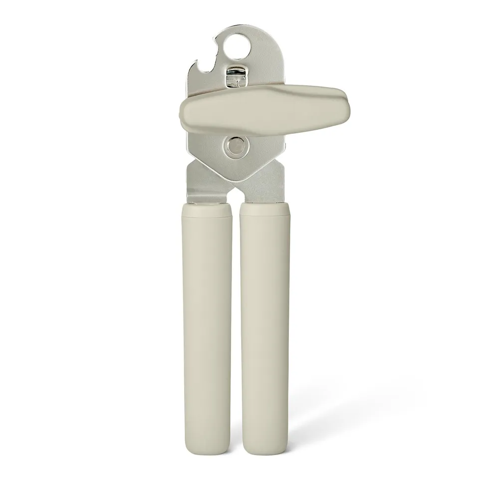 AmazonBasics Apriscatole Manuale Acciaio Inox Grigio Lino