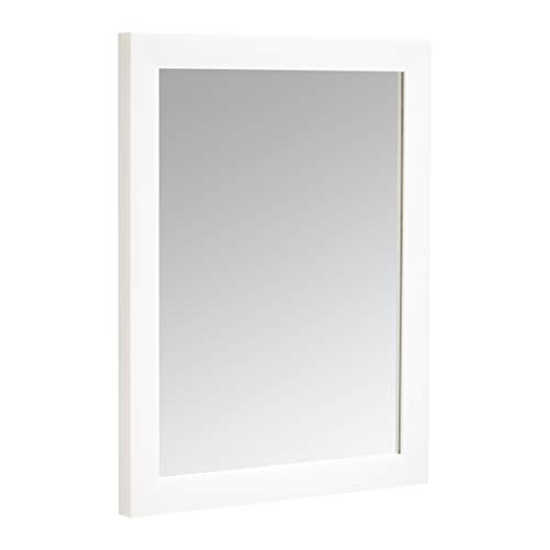 AmazonBasics Specchio Parete 40,6x50,8 Bianco
