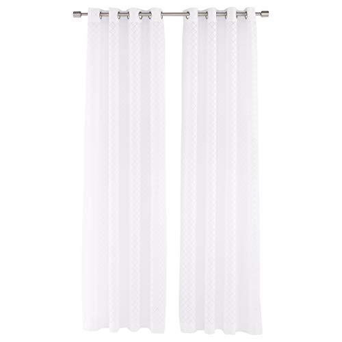 Amazon Basics Tende Velate Bianche 2 Pezzi 127x213 cm