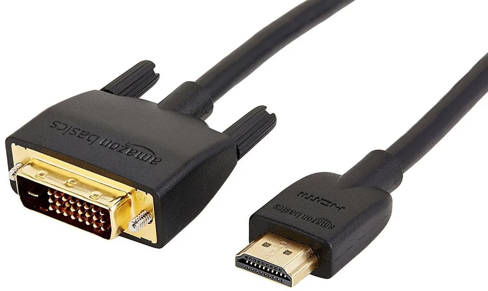 Amazon Basics cavo adattatore HDMI-DVI 0,9 m nero placcato oro