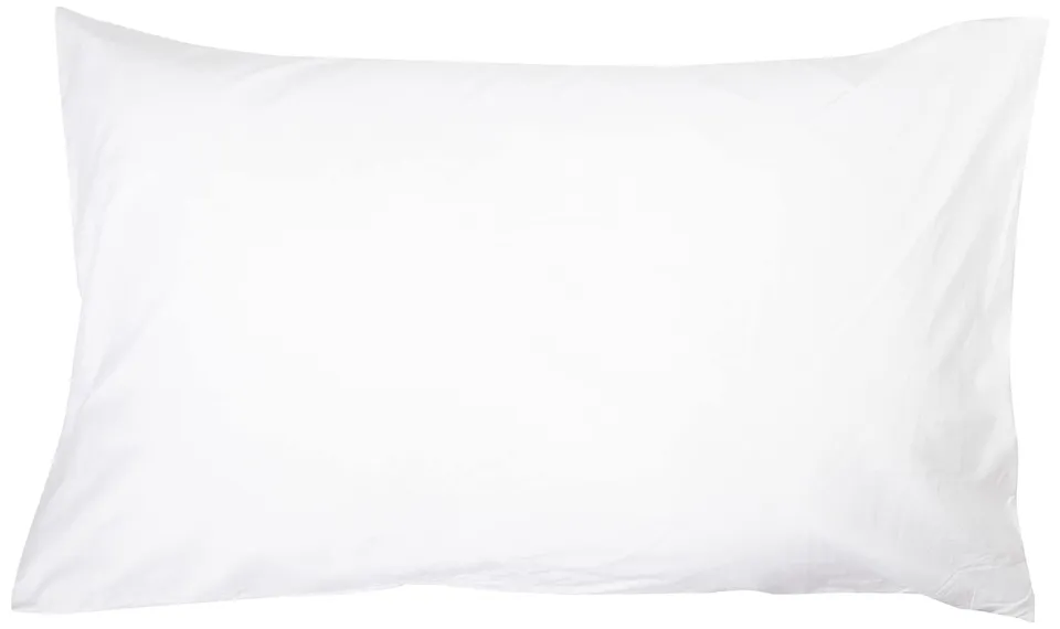 AmazonBasics Federe Cuscino 50x80 Cotone Bianco 4 Pezzi