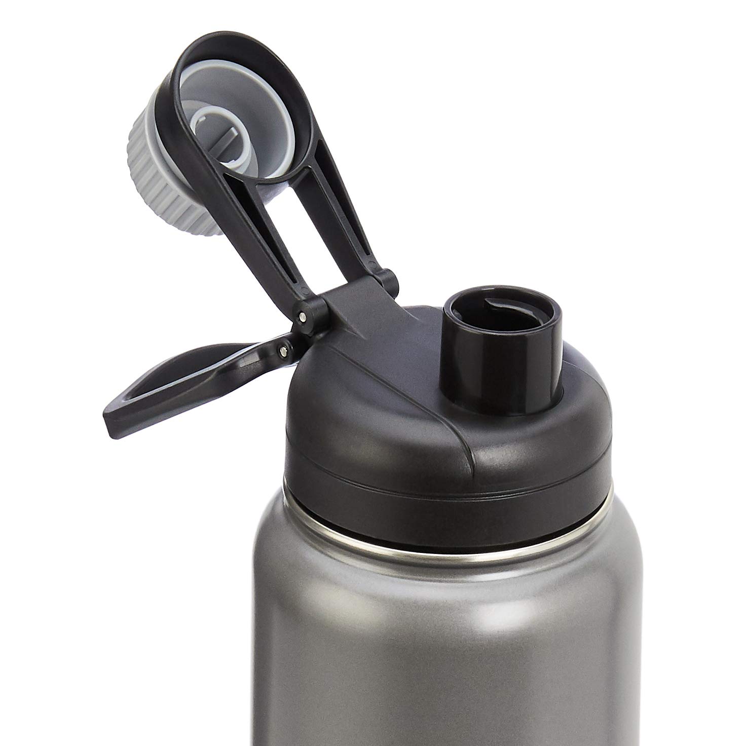 AmazonBasics Bottiglia Termica Acciaio 890 ml Grigio Beccuccio