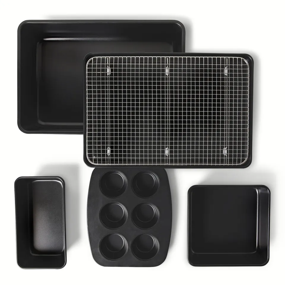 Amazon Basics set teglie antiaderenti 6 pezzi forno
