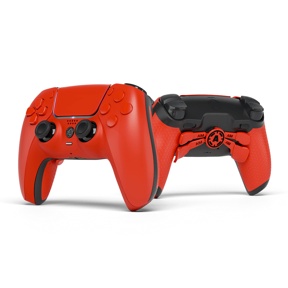 Aim Red Matte controller PS5 rosso opaco