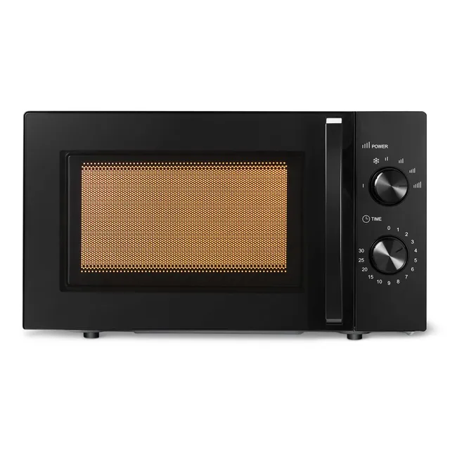 Amazon Basics Forno a Microonde 700W 20L Nero Scongelamento