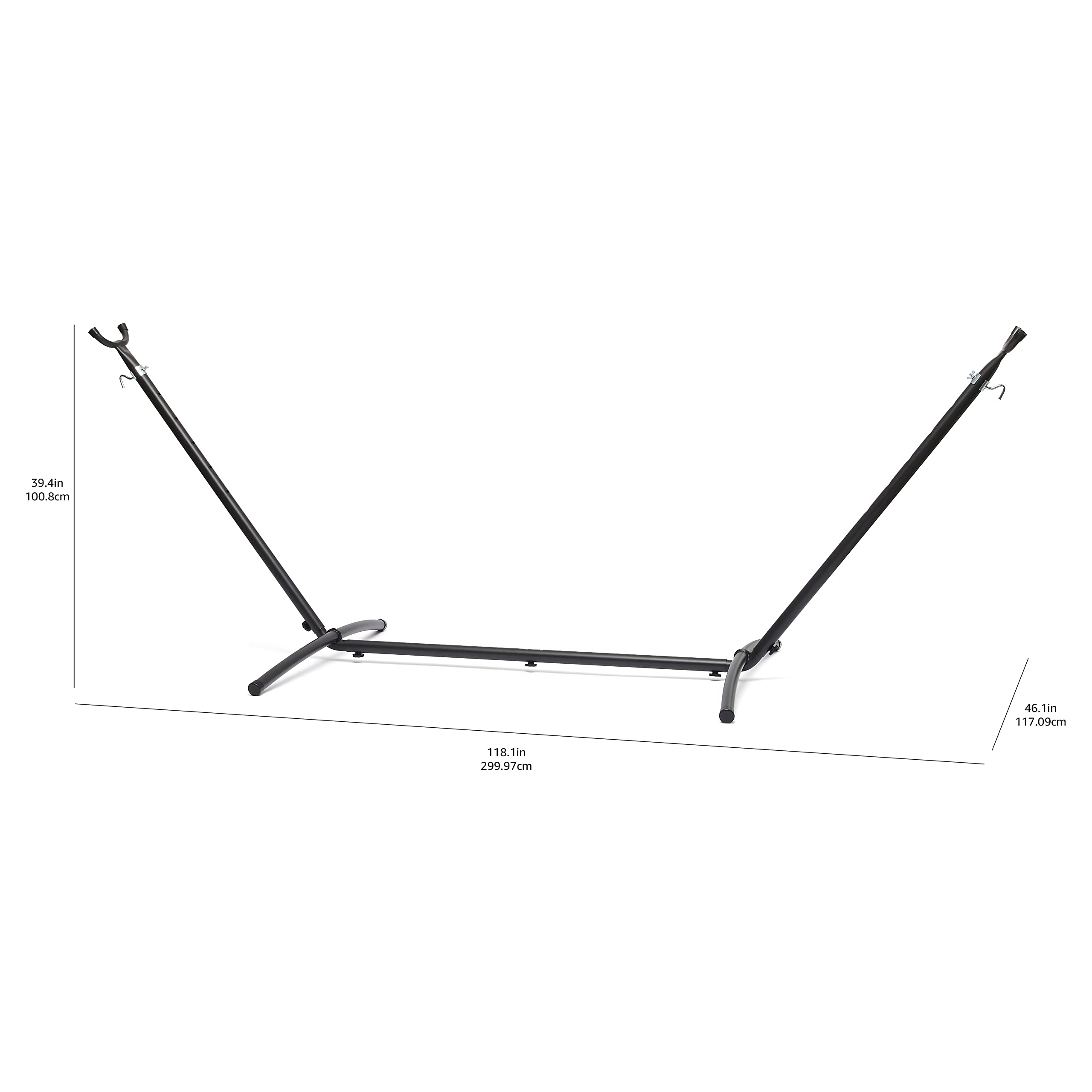 AmazonBasics Supporto per Amaca 2,74 m Acciaio Nero