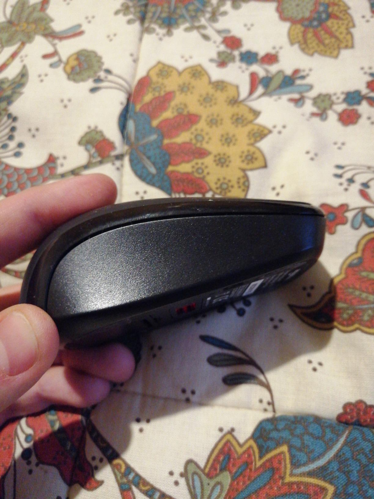 Amazon Basics mouse senza fili nano nero 1000 DPI