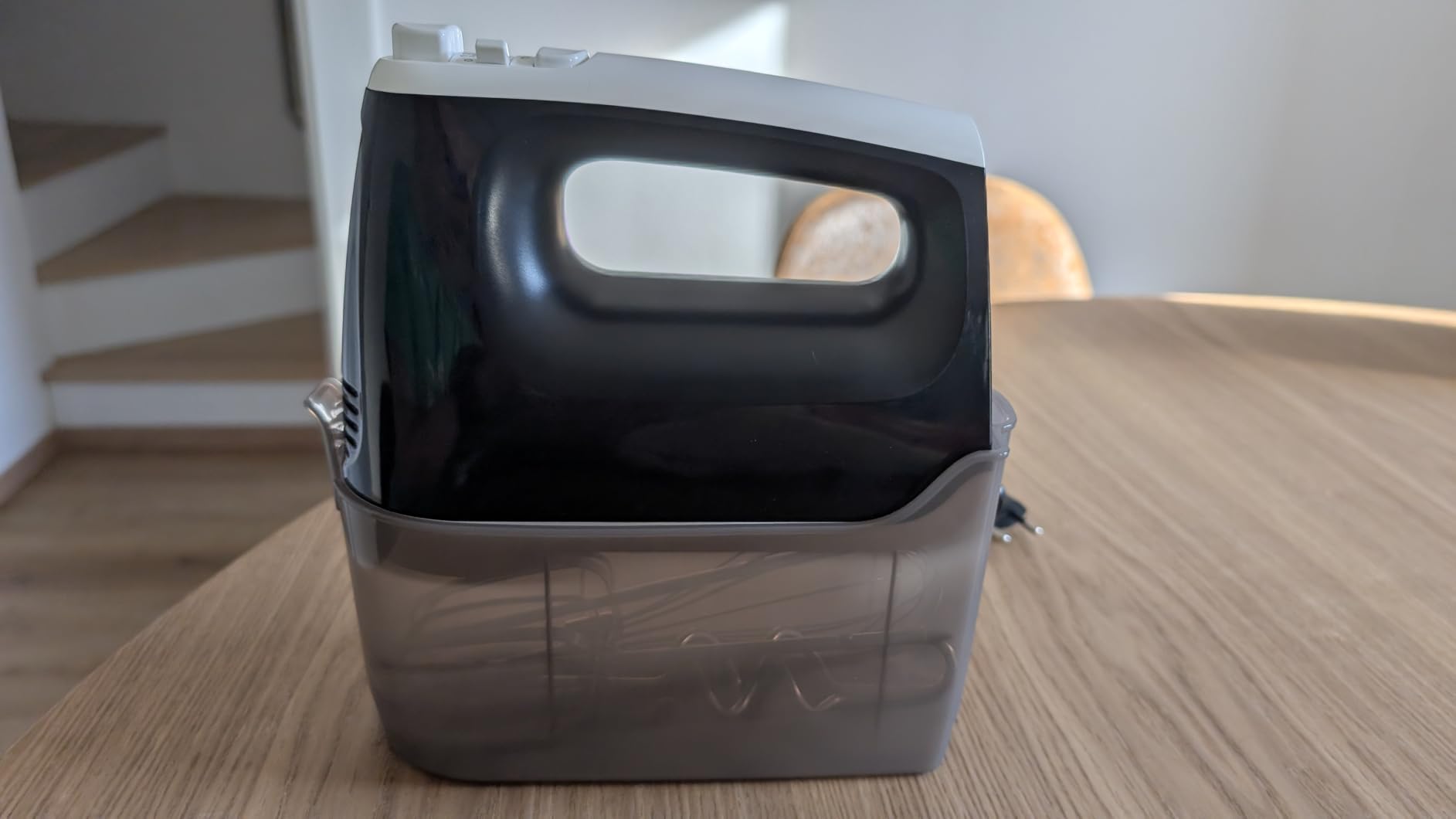 Amazon Basics Mixer Manuale Elettrico 400W 6 Velocità Nero