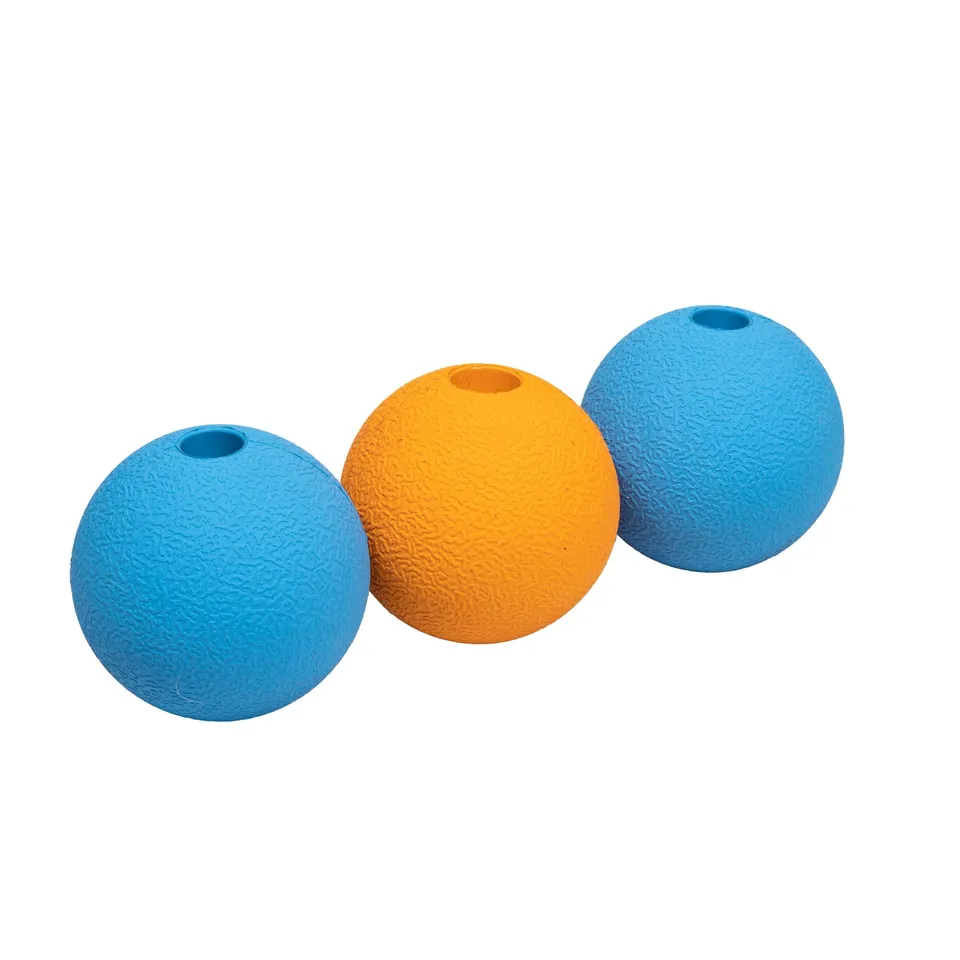 Amazon Basics Supreme palline in gomma per cani 6,35 cm 3 pezzi rimbalzanti