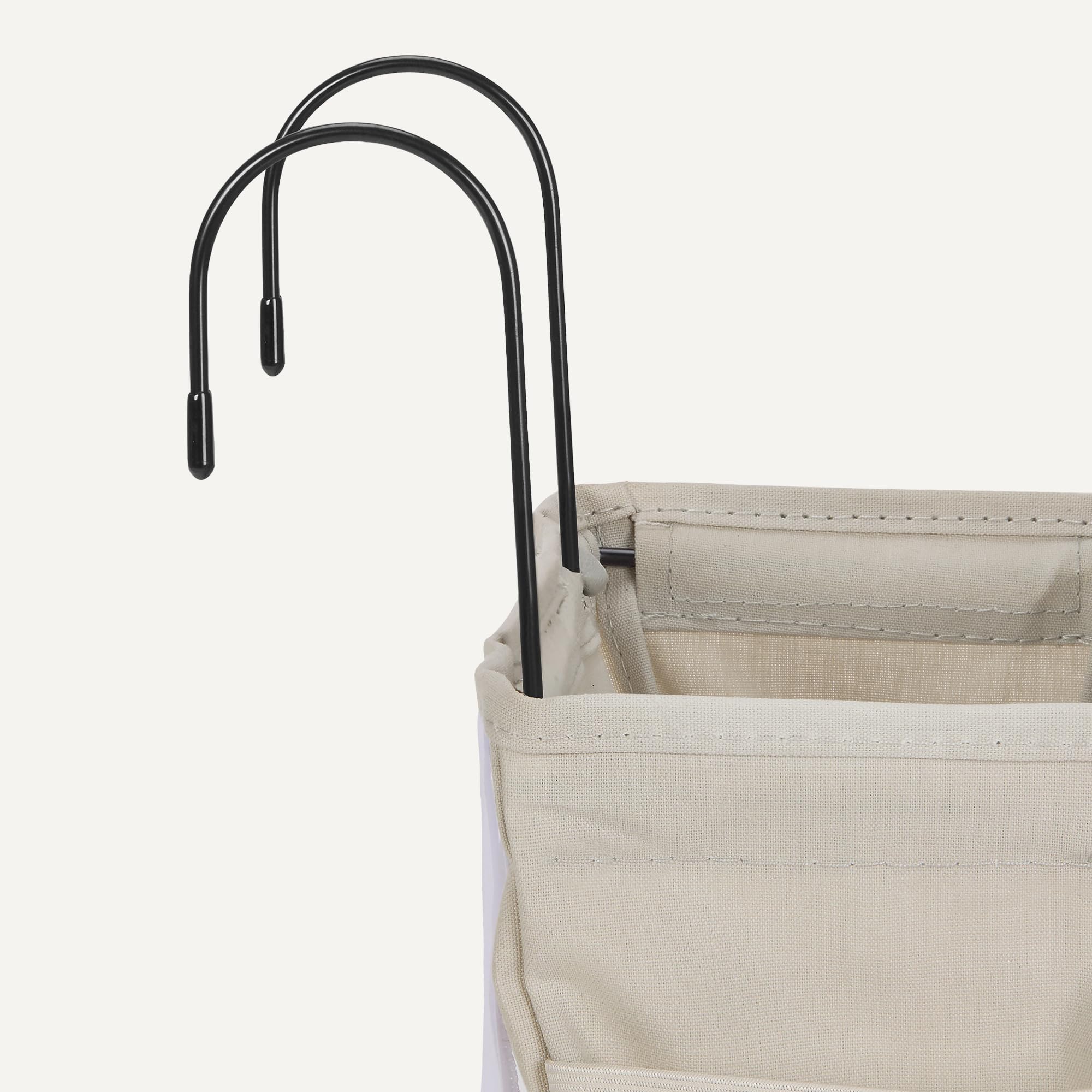 AmazonBasics Organizer Letto Appeso M Lino Grezzo 37 cm