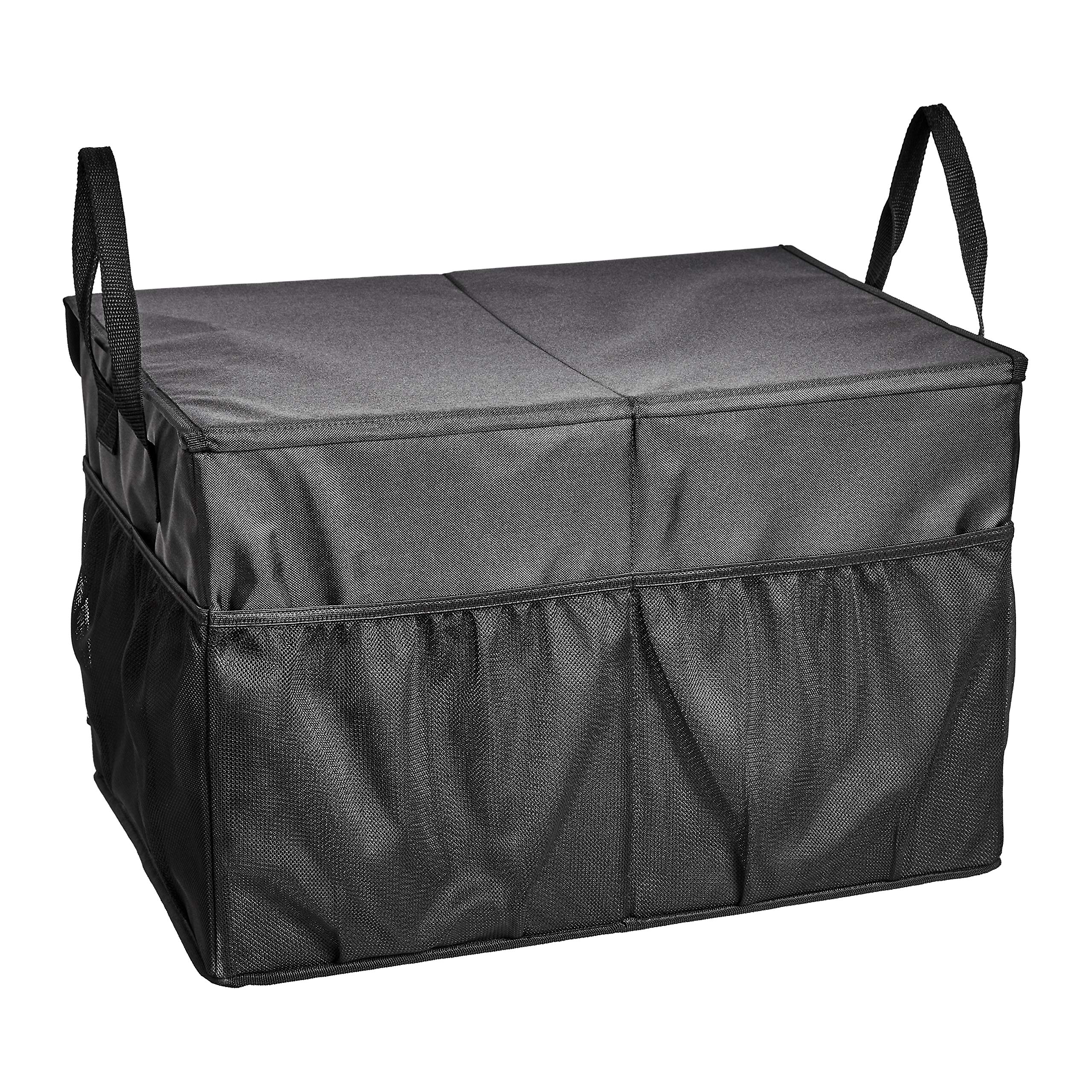 Amazon Basics portaoggetti bagagliaio auto 53x35x31 cm nero
