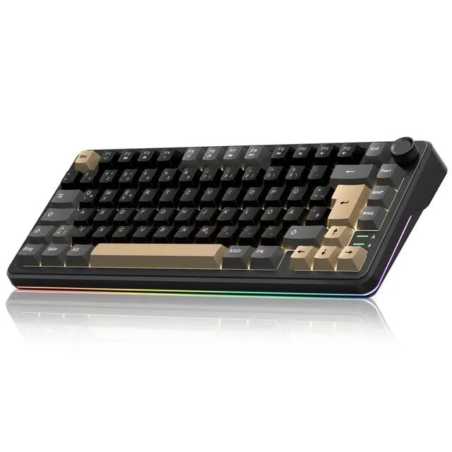 RedThunder K75 Tastiera Meccanica Gaming Wireless RGB DE