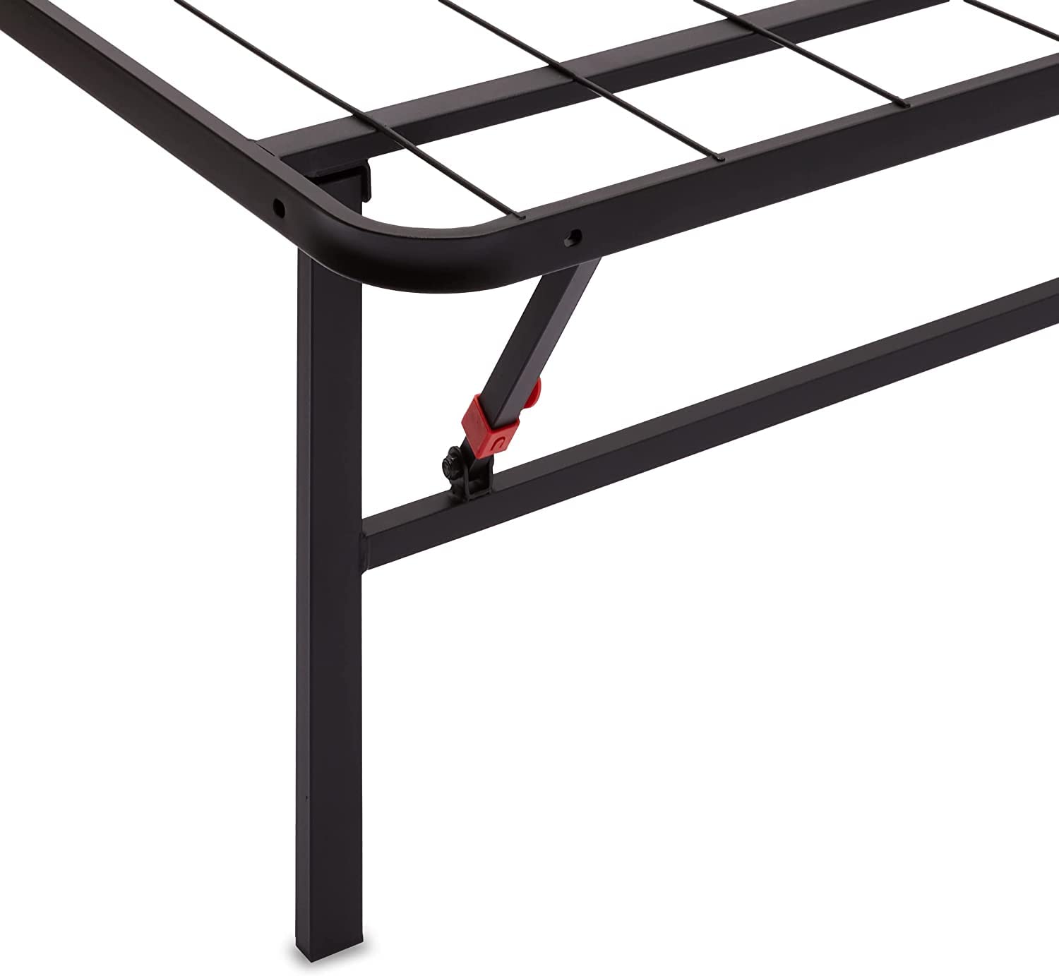 Amazon Basics Doppio struttura letto 190x137 nero acciaio