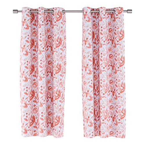 Amazon Basics SilkySoft Tende Oscuranti 2pz 42x54 Floreale Blush