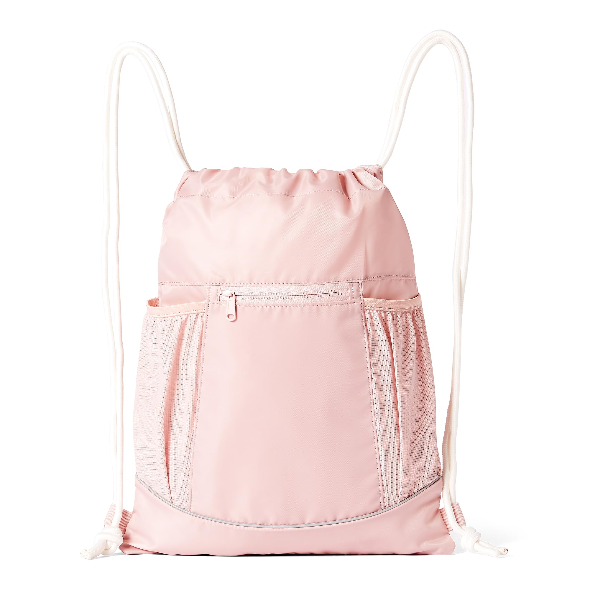 Amazon Basics Zaino Sacca Coulisse Rosa Taglia L