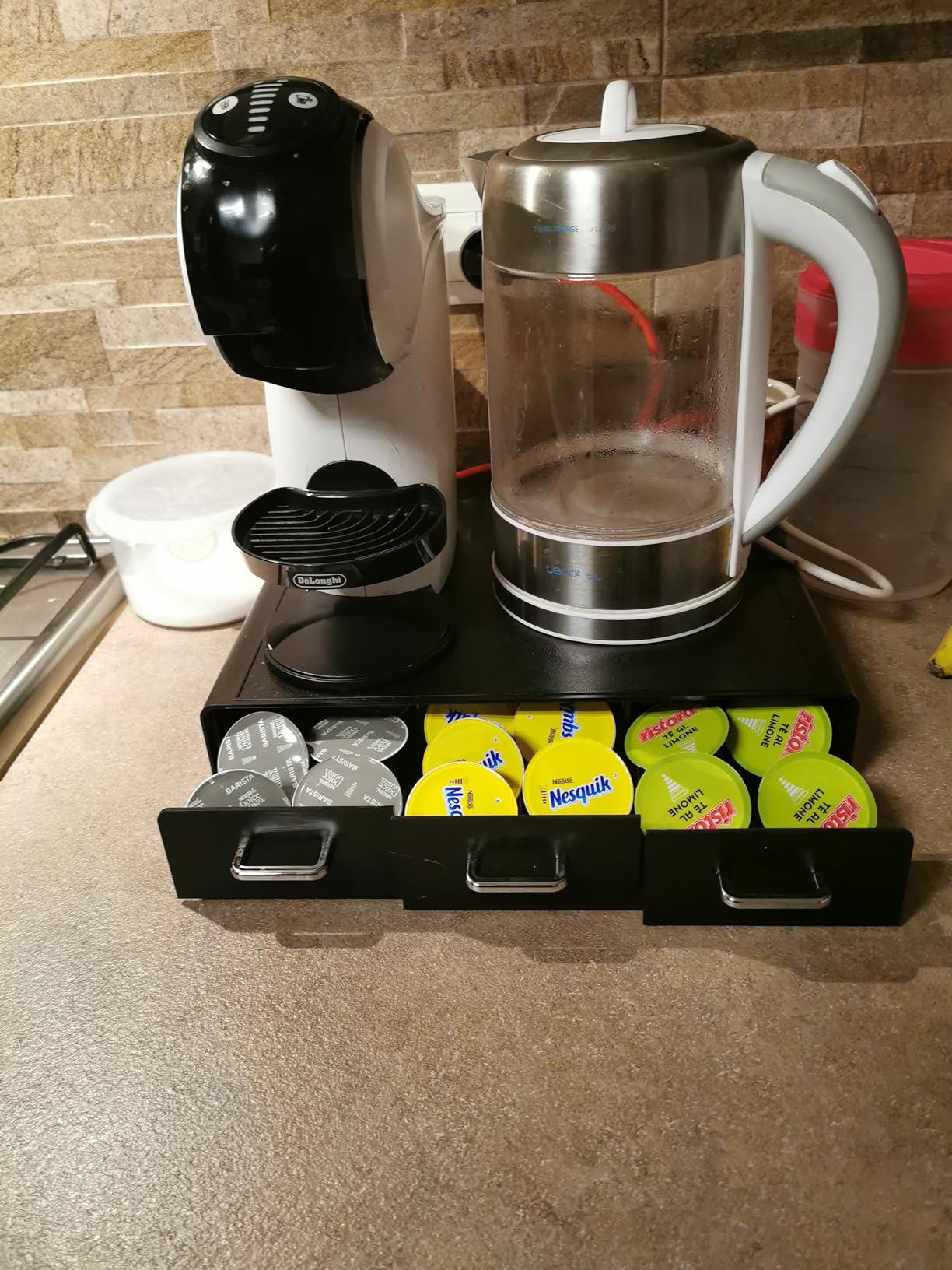 AmazonBasics cassetto capsule K-Cup 36 posti nero