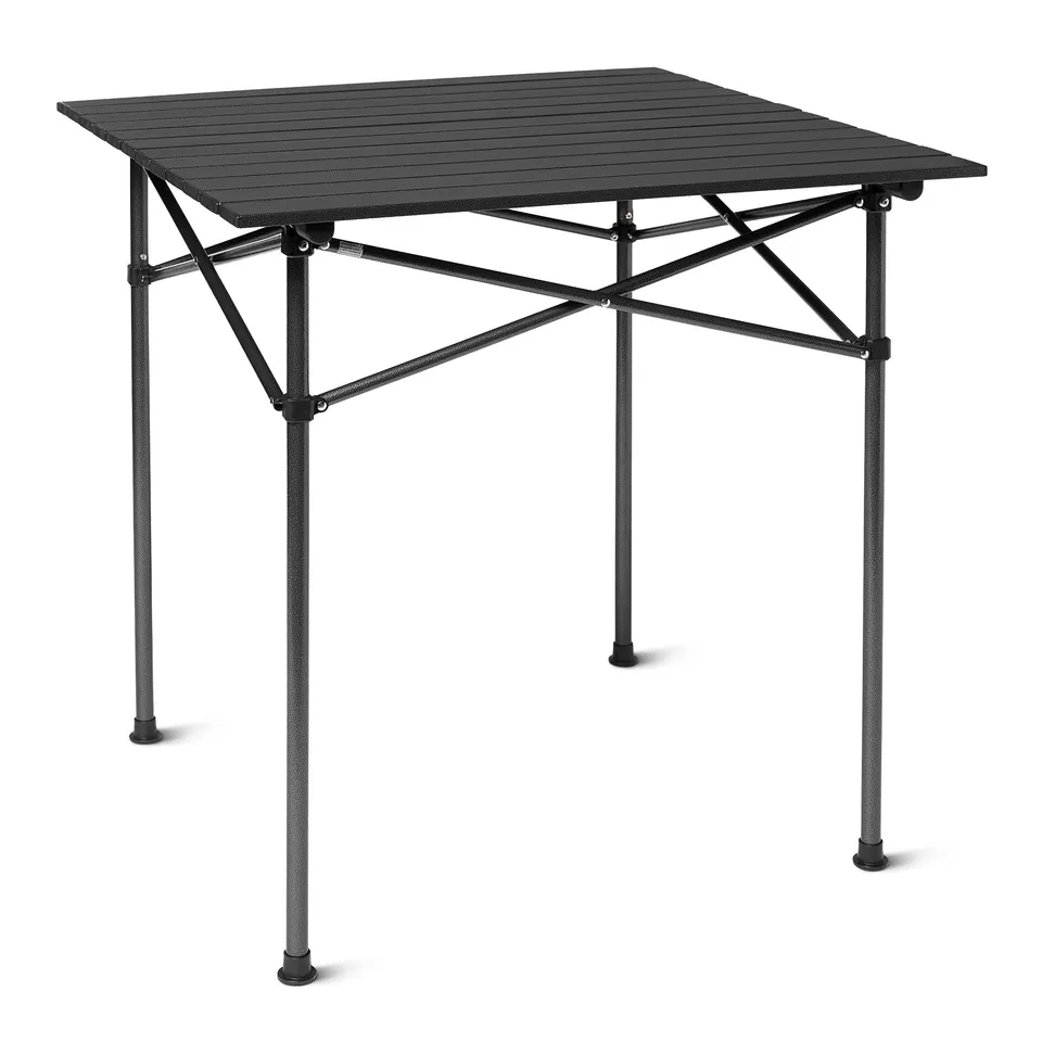 Amazon Basics Tavolo campeggio alto 70 cm nero